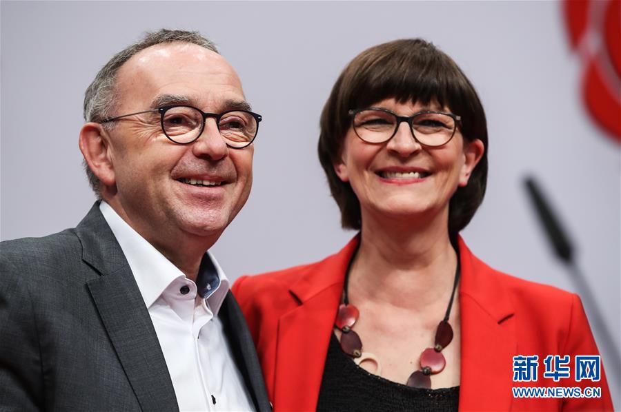 （国际）（6）德国社民党双主席亮相全国党代会 