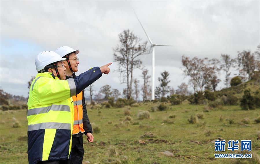 （国际·图文互动）（2）中企投资澳大利亚风电项目首批风机并网发电