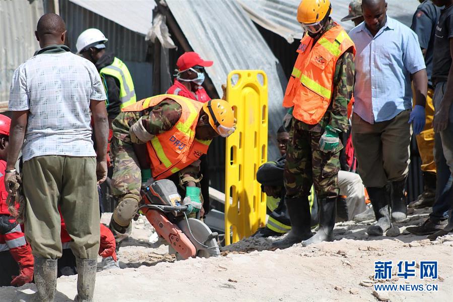 （国际）（1）肯尼亚首都发生楼房倒塌事件造成5人死亡