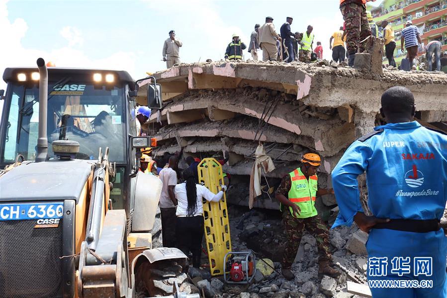 （國際）（3）肯尼亞首都發生樓房倒塌事件造成5人死亡