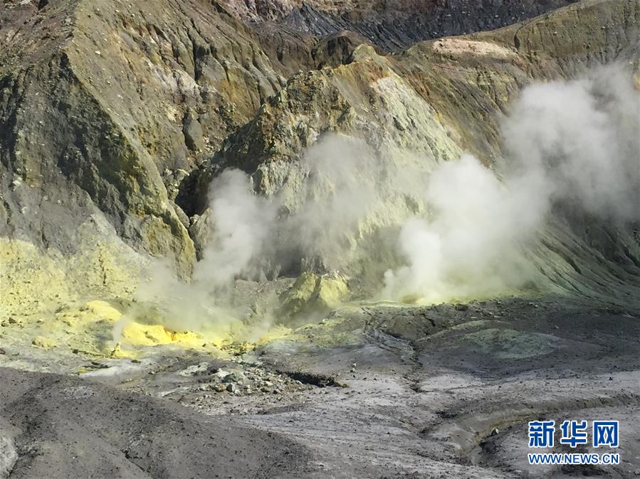 (国际)(2)新西兰怀特岛火山突然喷发已致一人死亡
