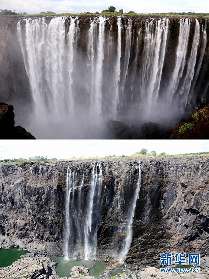 （国际）（2）维多利亚瀑布水量较近年同期减少