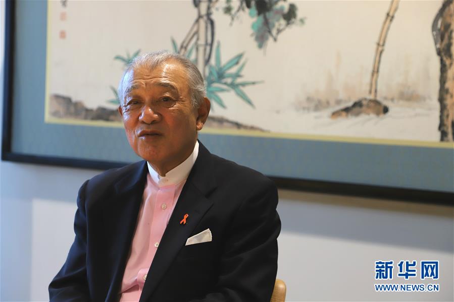 (新华网)专访:推动民间交流 维护日中关系——访日本财团会长笹川阳平