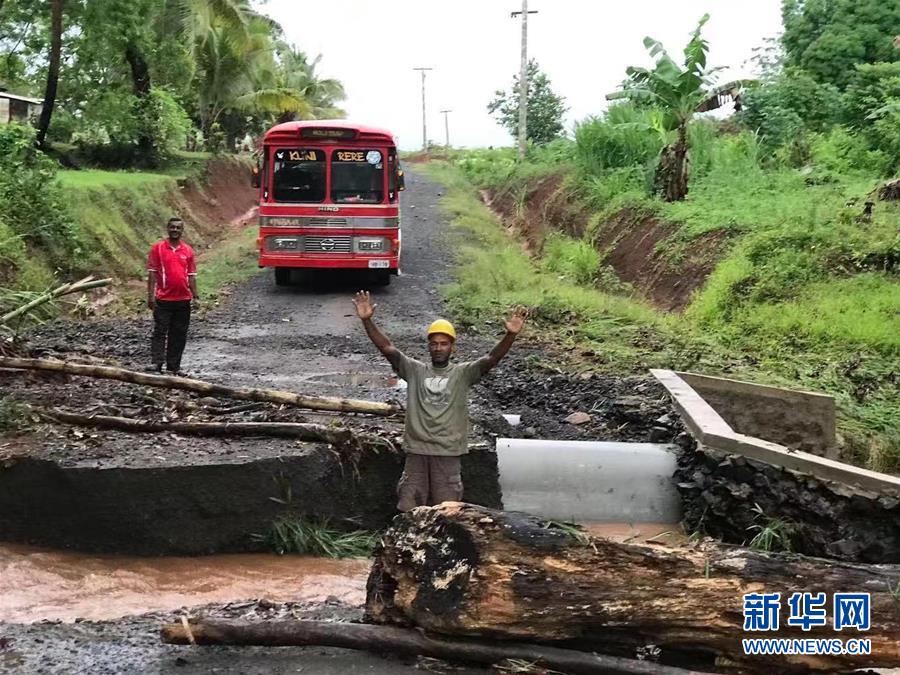 （国际）（2）斐济遭热带气旋袭击多地受灾