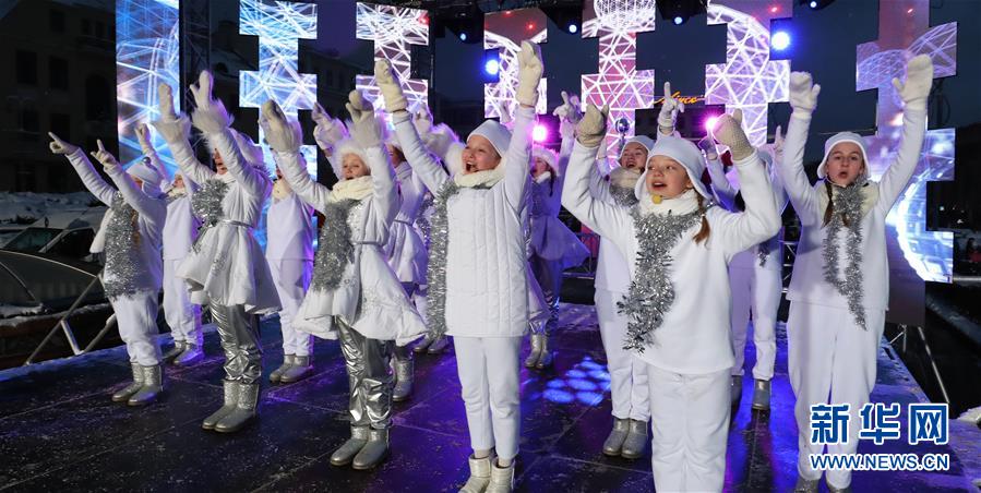 （国际）（3）白俄罗斯首都举行新年巡游