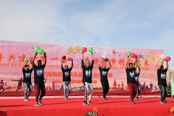 驻科威特中国企业举办长跑活动喜迎新年