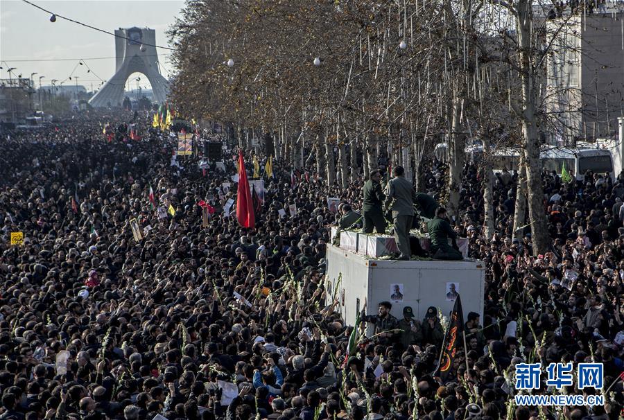 （国际）（1）苏莱曼尼葬礼在伊朗首都举行