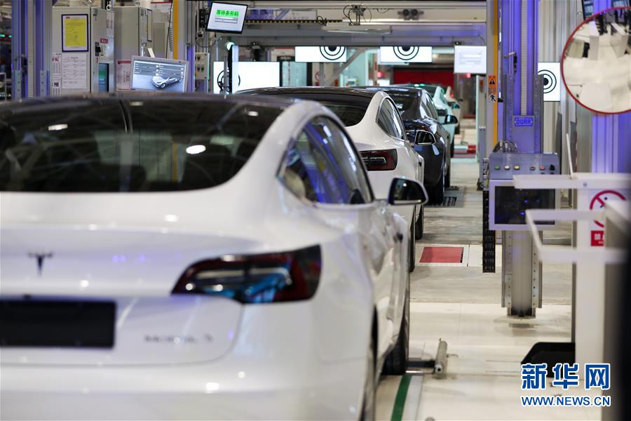 （经济）（4）特斯拉宣布在华启动Model Y制造项目 首批中国产特斯拉汽车向公众交付