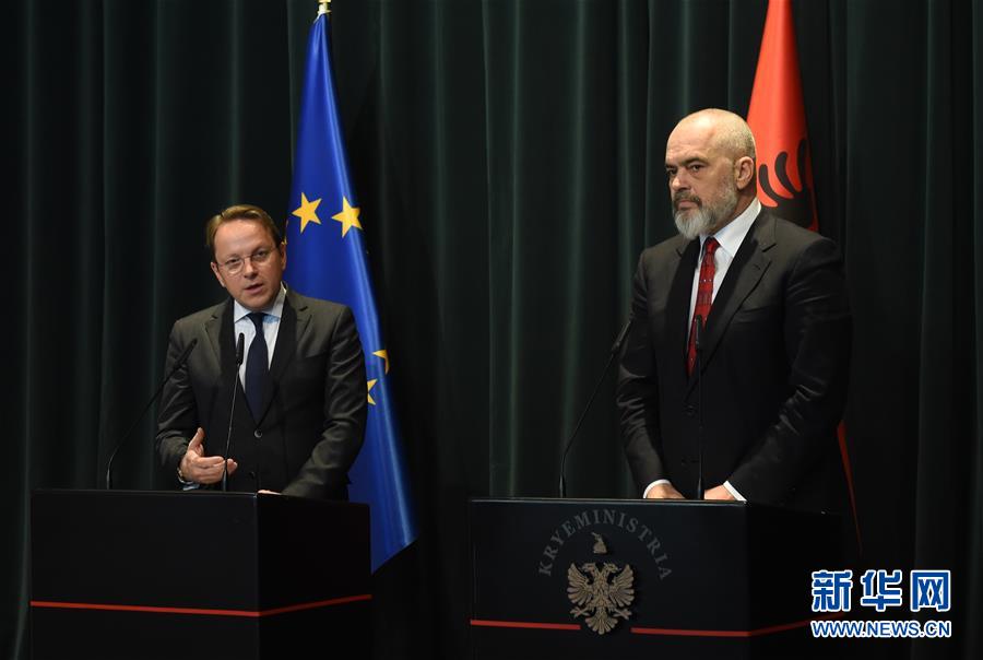 （国际）（1）欧盟委员说阿尔巴尼亚已做好入盟谈判准备