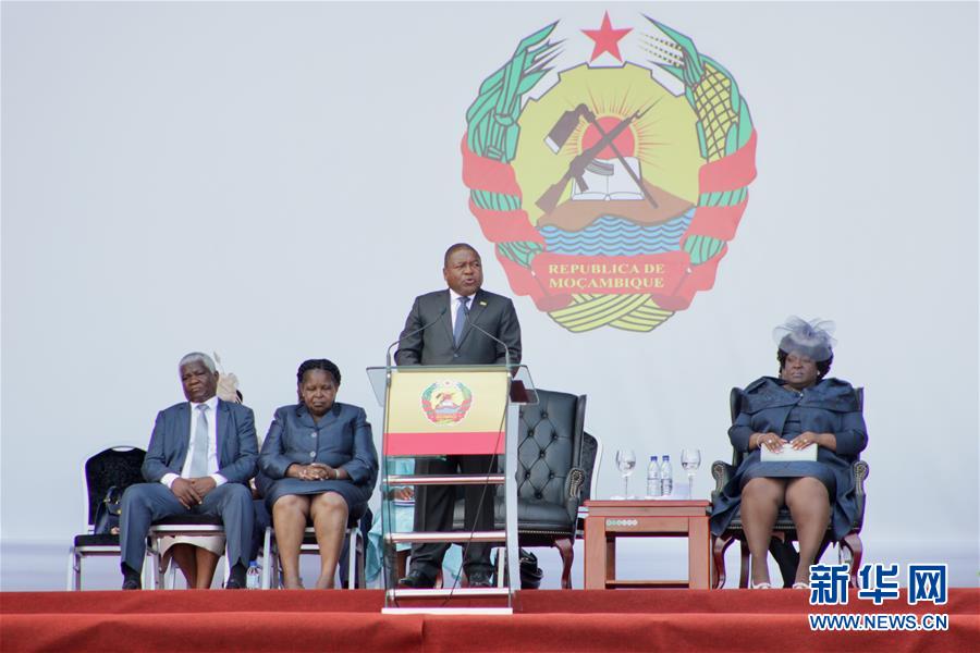 （国际）（2）莫桑比克总统纽西就职仪式举行