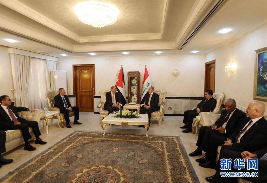 （国际）（1）伊拉克和约旦外长讨论缓和地区紧张局势等问题