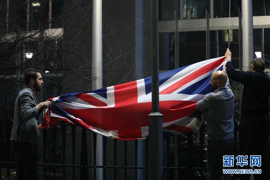 （国际）（6）欧洲议会降下英国国旗