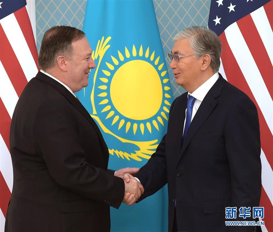 (国际)(1)蓬佩奥访哈介绍美国中亚地区新战略