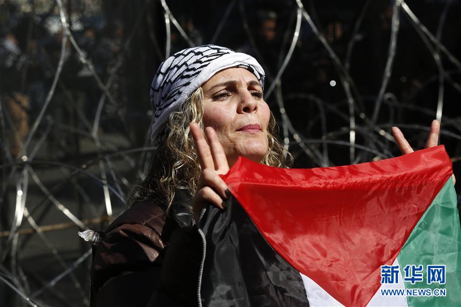 （国际）（1）黎巴嫩民众抗议“世纪协议”