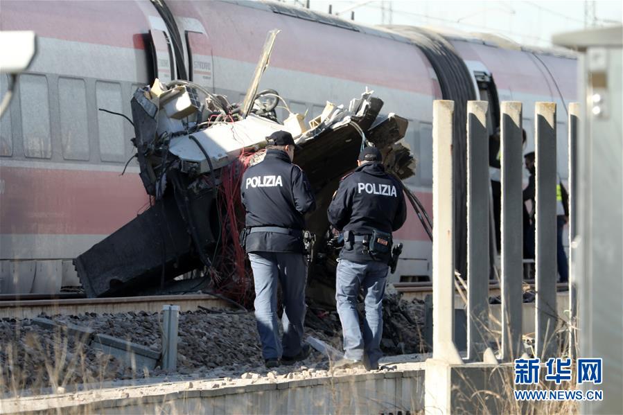 （国际）（7）意大利北部发生高铁列车脱轨事故 两人死亡多人受伤