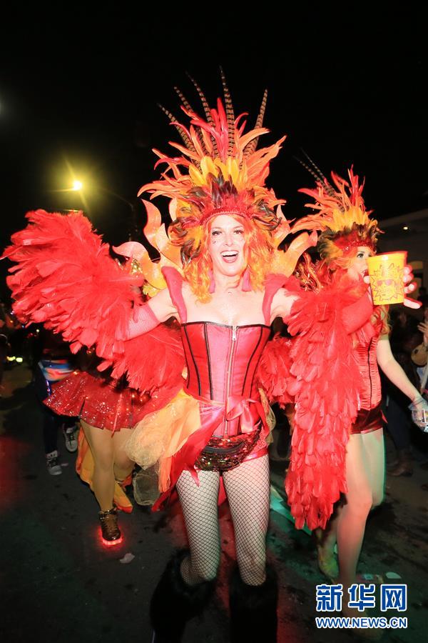 （XHDW）（3）美国新奥尔良举行狂欢节游行