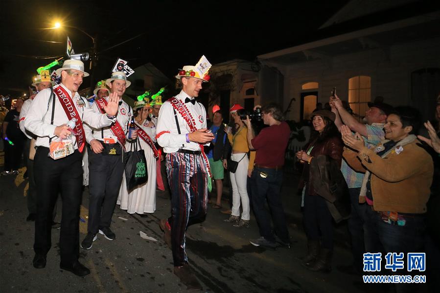 （XHDW）（5）美国新奥尔良举行狂欢节游行