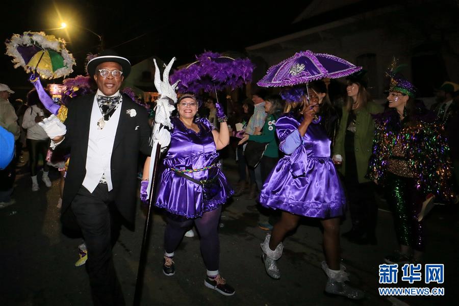 （XHDW）（6）美国新奥尔良举行狂欢节游行