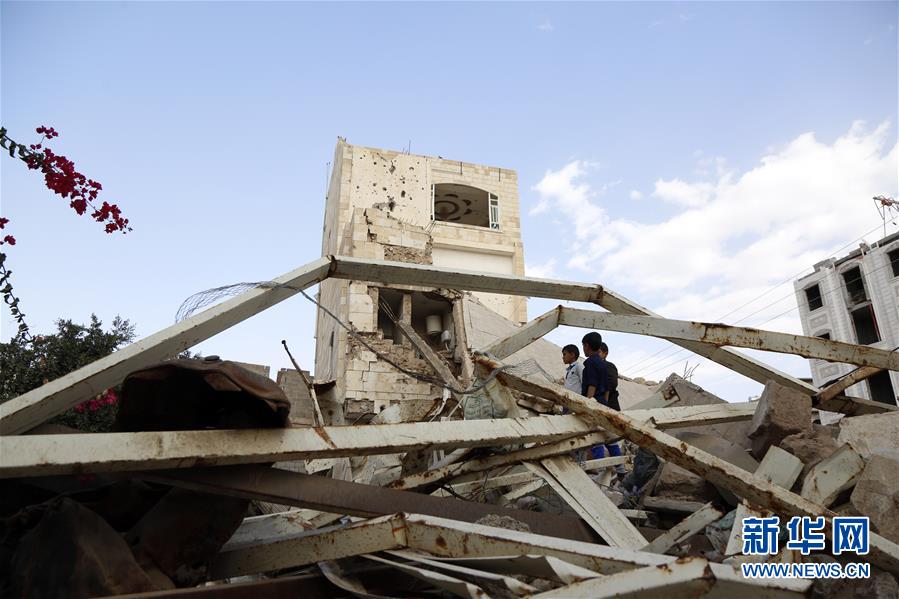 （国际）（3）也门：空袭废墟 