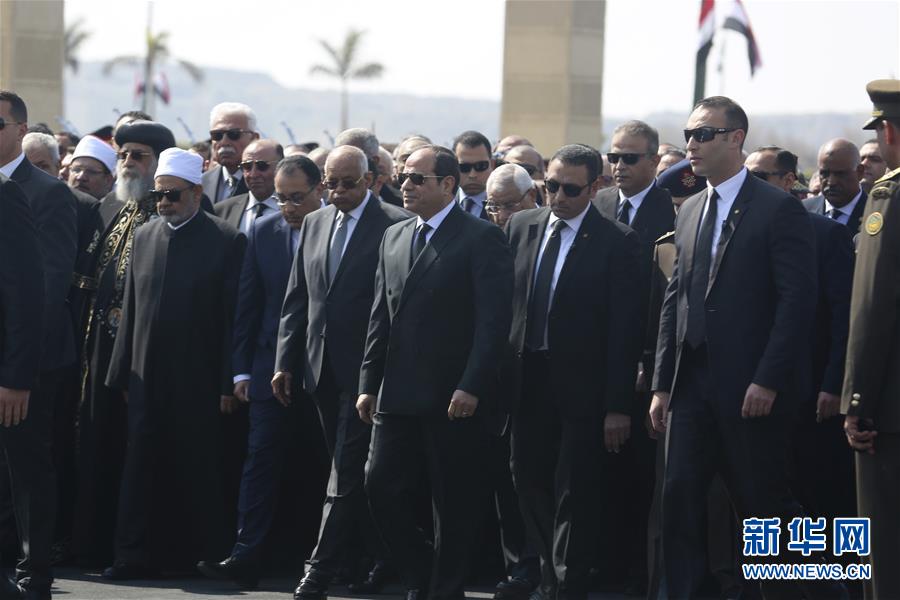 （国际）（5）埃及为前总统穆巴拉克举行葬礼