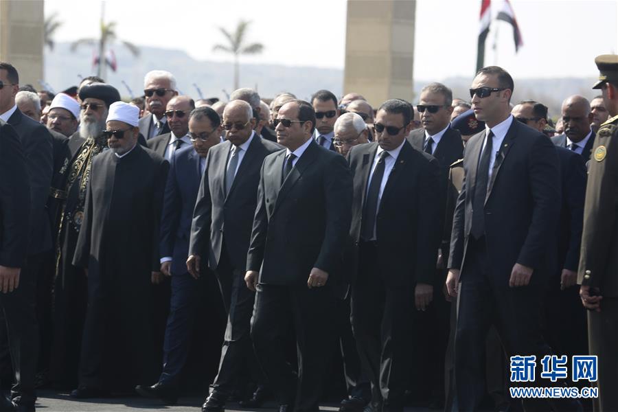 （国际）（5）埃及为前总统穆巴拉克举行葬礼