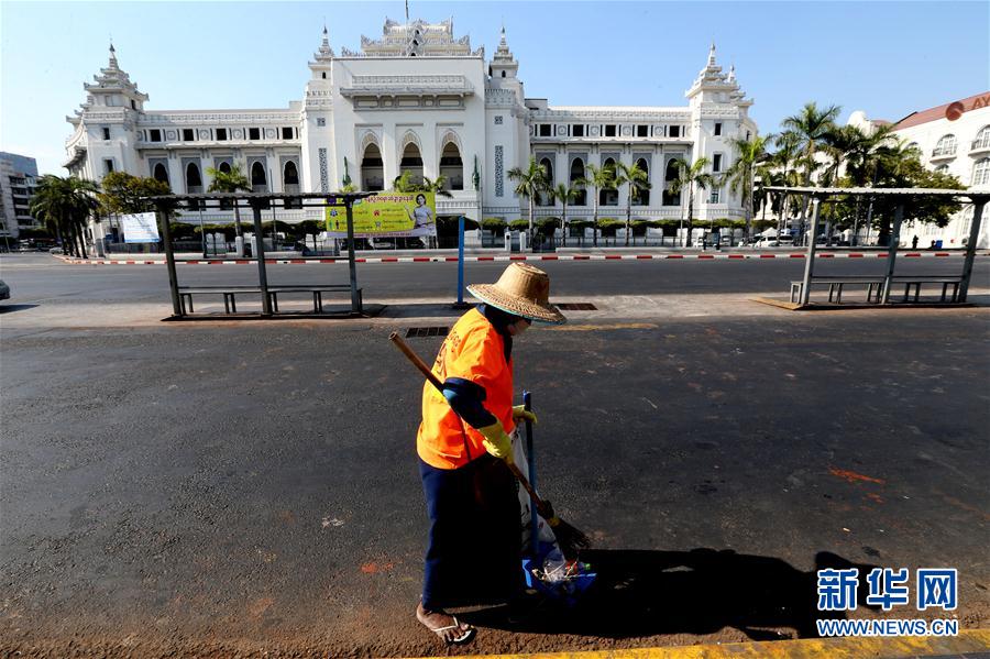 （国际疫情）（1）缅甸：空旷的街头