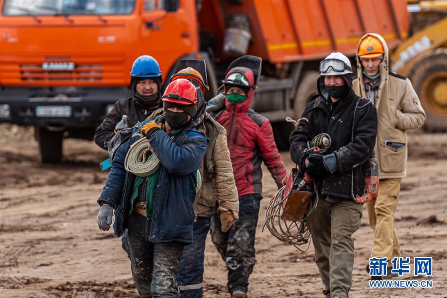 （国际疫情）（4）努尔苏丹临时传染病医院加紧施工