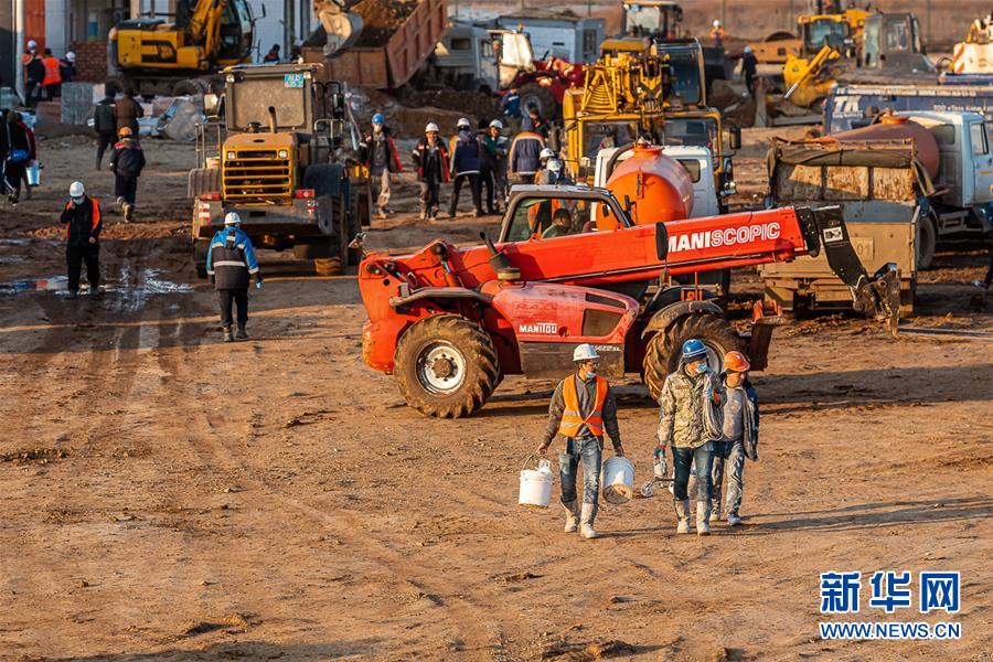 （国际疫情）（5）努尔苏丹临时传染病医院加紧施工