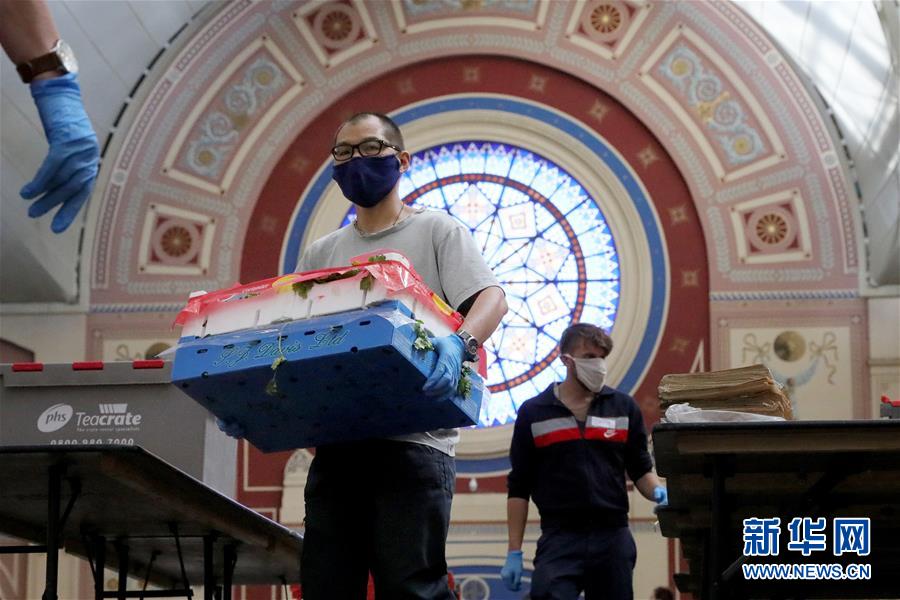 （国际疫情）（1）伦敦：亚历山德拉宫&ldquo;变身&rdquo;食品发放处