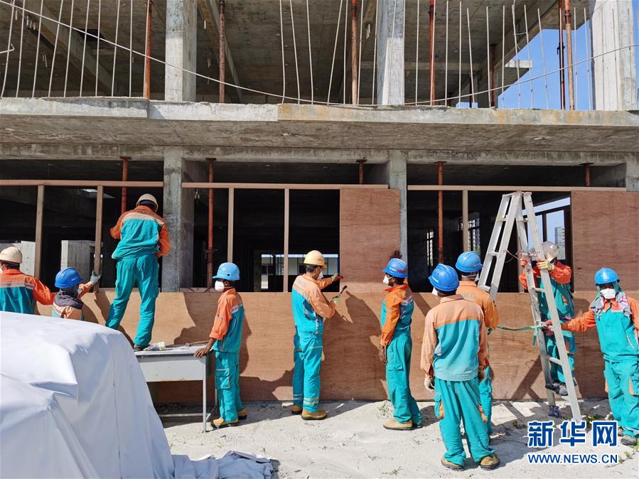 （国际·图文互动）（5）中企助力建设马尔代夫抗疫设施