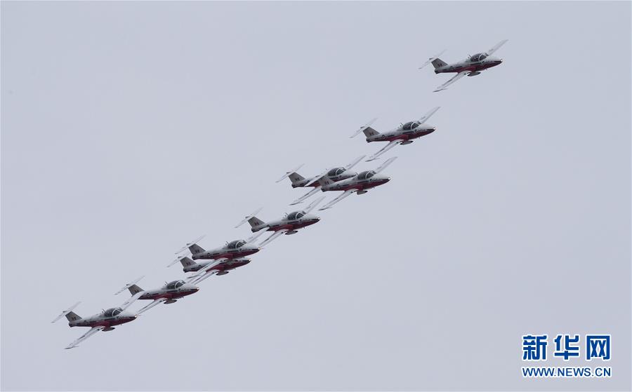 （国际）（7）加拿大&ldquo;雪鸟&rdquo;飞行表演队展开&ldquo;鼓舞行动&rdquo;