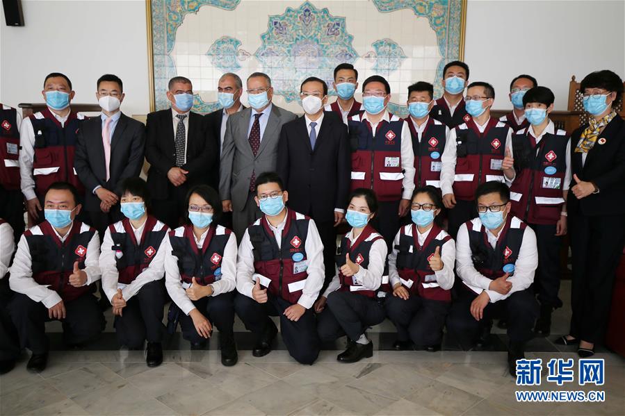 （國際）（1）中國抗疫醫療專家組離開阿爾及利亞前往蘇丹