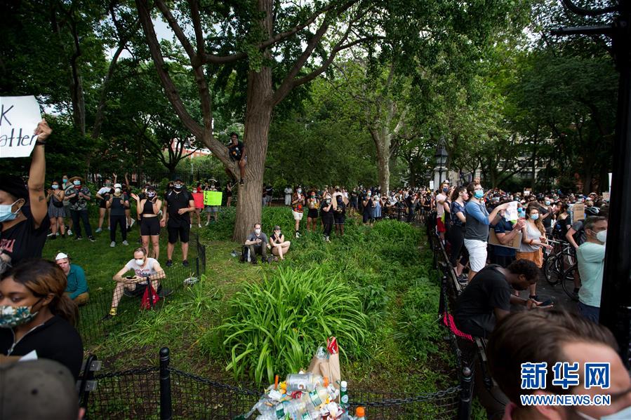 （国际）（8）美国民众继续举行游行示威抗议种族歧视