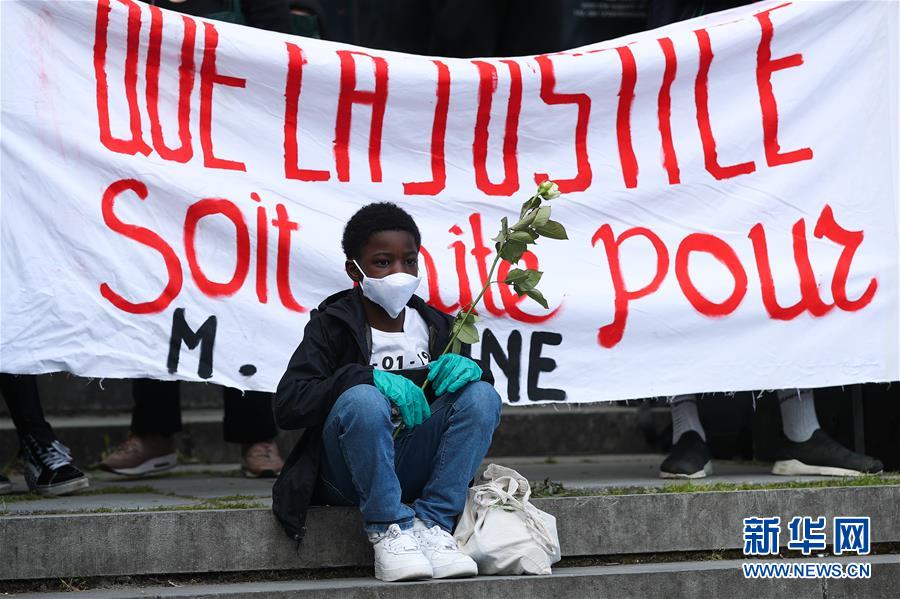 （国际）（5）比利时举行示威活动抗议美国警察暴力执法和种族主义