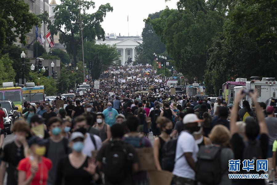 (国际)(3)美国民众继续举行游行示威抗议种族歧视