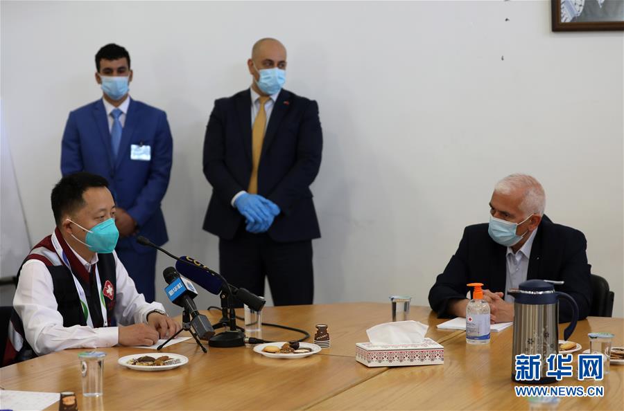 （国际）（1）中国医疗专家组在巴勒斯坦疫情首发地考察交流