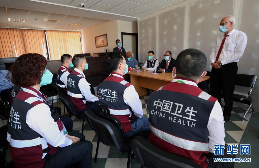 （国际）（3）中国医疗专家组在巴勒斯坦疫情首发地考察交流