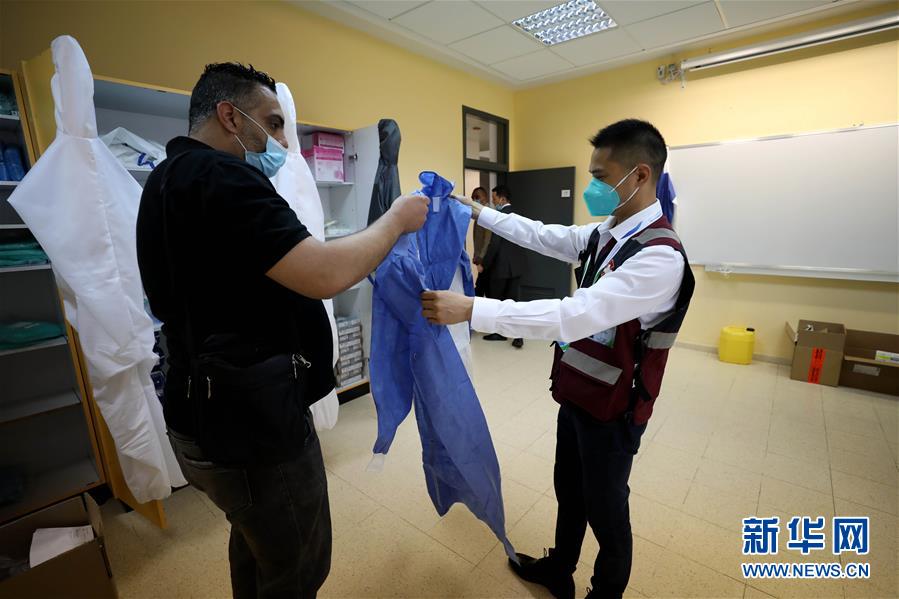 （国际）（4）中国医疗专家组在巴勒斯坦疫情首发地考察交流