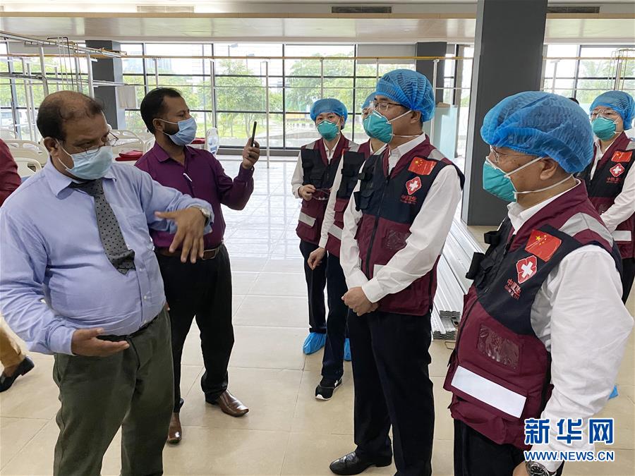（国际疫情·图文互动）（1）中国赴孟加拉国抗疫医疗专家组继续与当地机构交流抗疫经验