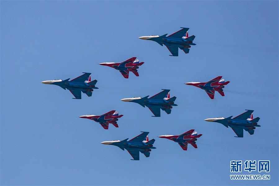 （国际）（5）莫斯科举行纪念卫国战争胜利75周年阅兵式彩排