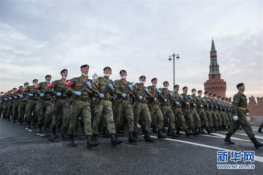 （国际）（6）俄罗斯举行纪念卫国战争胜利75周年阅兵式彩排