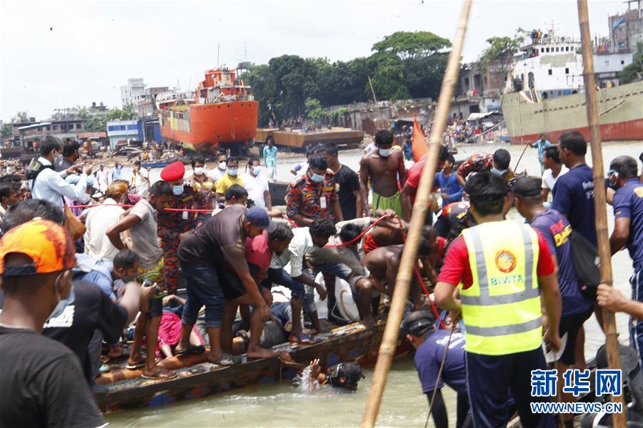 （國際）（6）孟加拉國達卡發生沉船事故至少24人遇難
