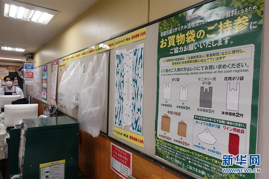 （國際）（1）日本零售店停止免費提供購物塑膠袋