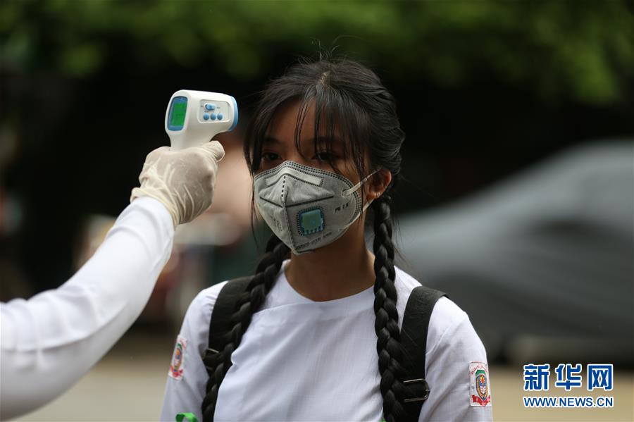 （国际疫情）（5）缅甸高中生返校报到