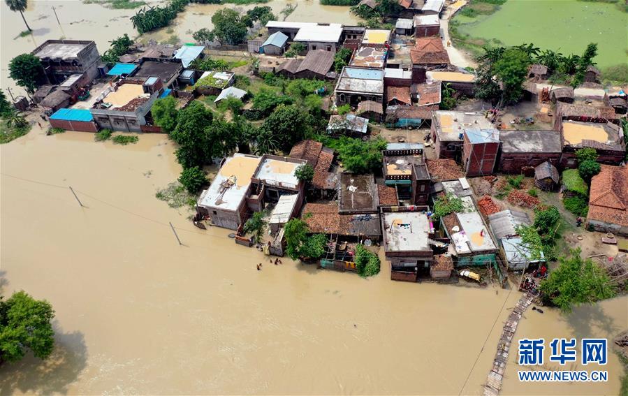 （国际）（1）印度比哈尔邦洪灾造成至少10人死亡