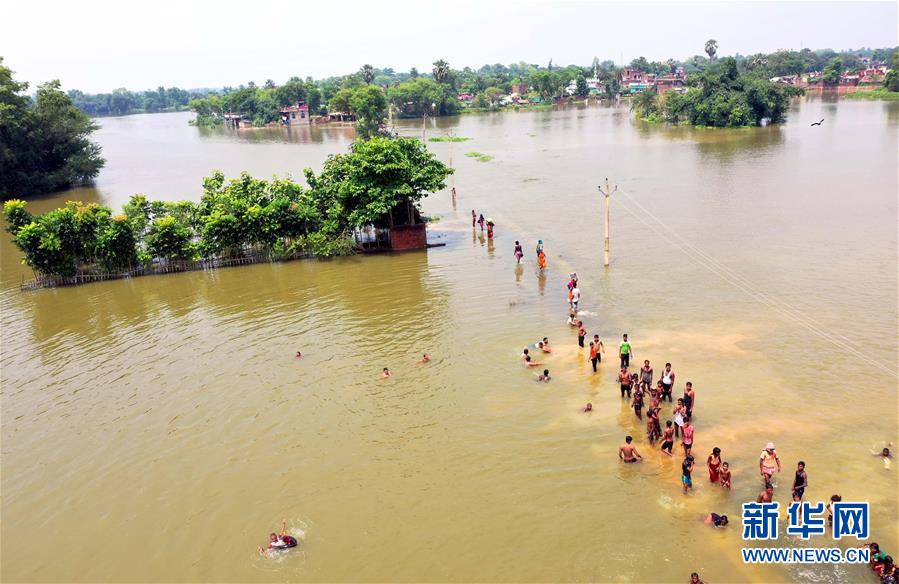 （国际）（2）印度比哈尔邦洪灾造成至少10人死亡