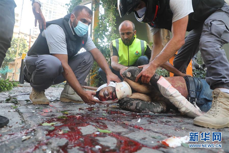 （国际）（16）黎巴嫩首都港口区发生爆炸 至少10人死亡