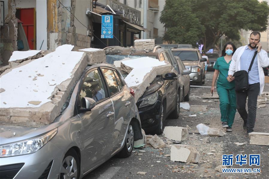 （国际）（12）黎巴嫩首都港口区发生爆炸 至少10人死亡