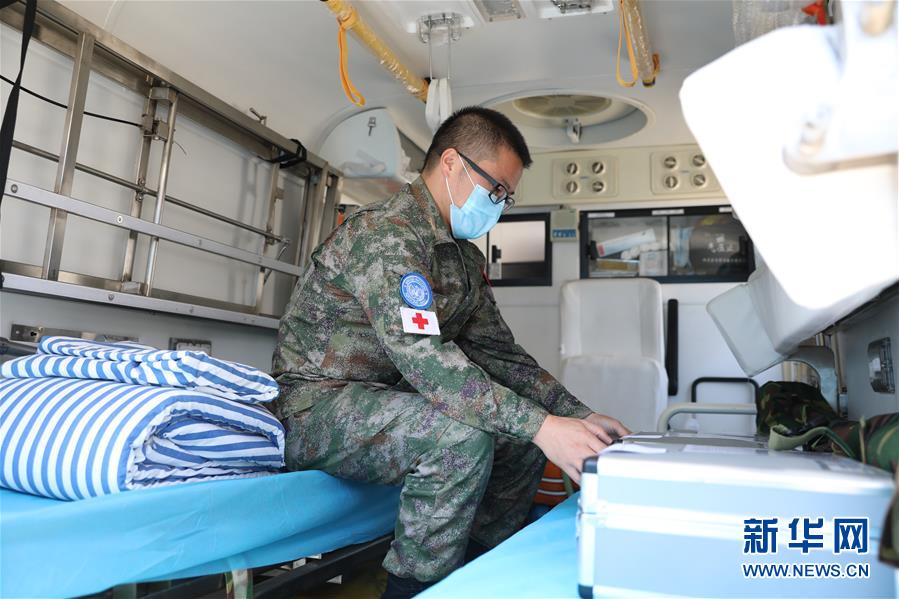 （XHDW）（2）中國赴黎巴嫩維和醫療分隊將為貝魯特提供醫療救助