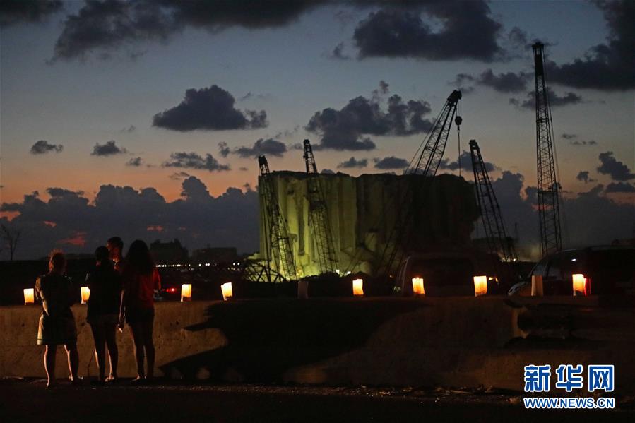 （國際）（7）燭光祈福貝魯特港口區爆炸傷亡和失蹤人員